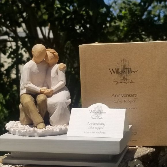 Willow Tree by Susan Lordi Art Willow Tree Anniversary Cake Topper